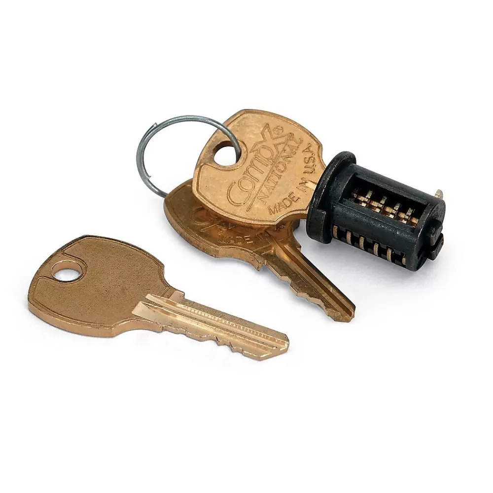 HON Removable Lock Core Kit For Metal Casegoods, Black Fashion