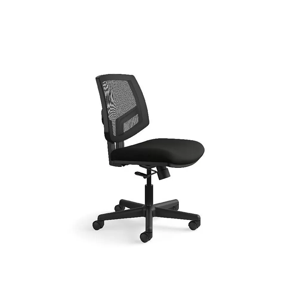 HON Volt Mesh Back Leather Computer and Desk Chair, Black (H5711.SB11.T) Outlet