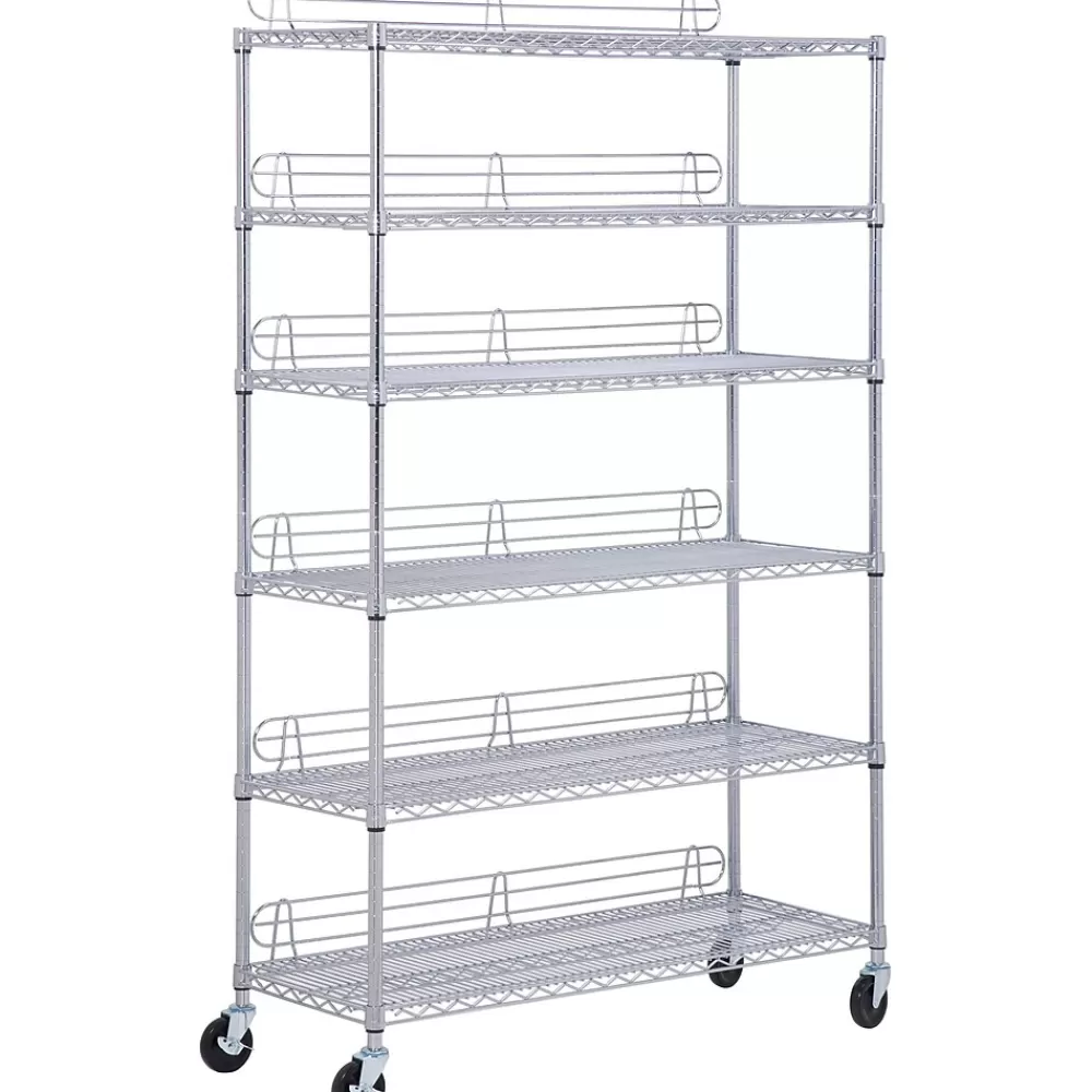Honey-Can-Do Honey Can Do 6-Tier Steel Shelving 600 Lb. Capacity, Chrome (SHF-0926) Online