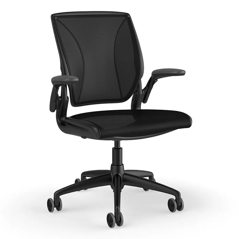 Humanscale Diffrient World Ergonomic Mesh Swivel Task Chair, Black (W11BJ10J10SHNSC) Hot