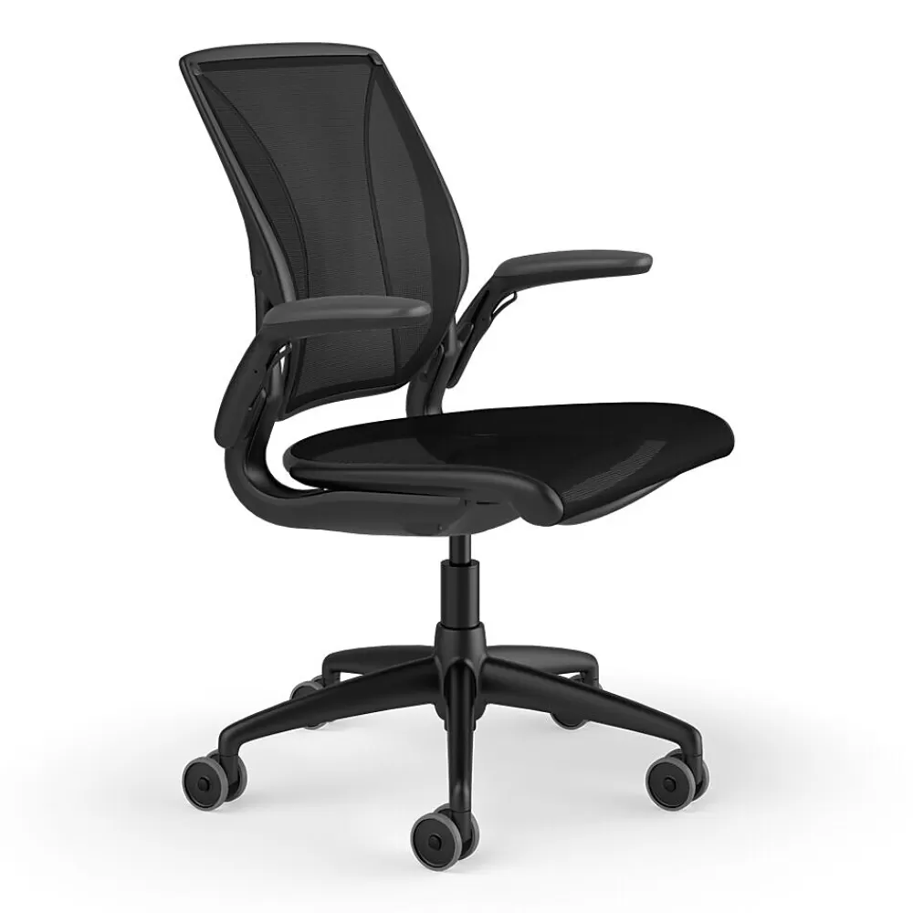 Humanscale Diffrient World Ergonomic Mesh Swivel Task Chair, Black (W11BJ10J10SHNSC) Hot