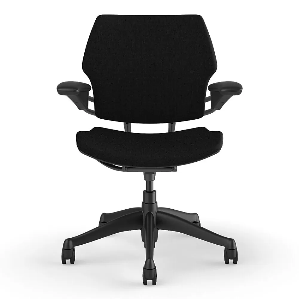 Humanscale Freedom Ergonomic Fabric Swivel Task Chair, Black (F111GFT10XFSHNSC) Sale