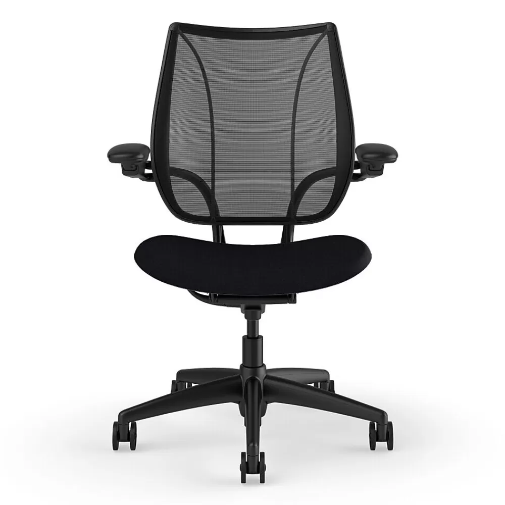 Humanscale Liberty Ergonomic Fabric Swivel Task Chair, Black (L113BM10CF10XFSHNSC) Shop