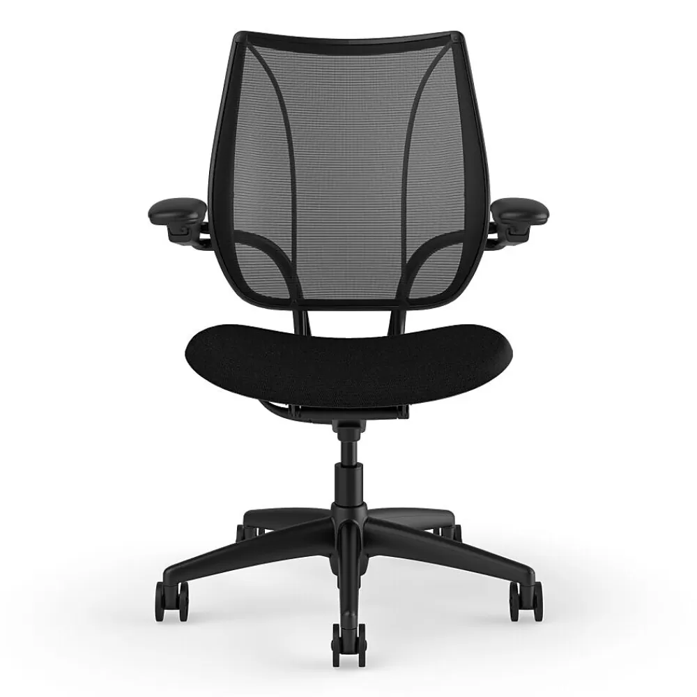 Humanscale Liberty Ergonomic Fabric Swivel Task Chair, Black (L113BM10FT10XFSHNSC) Online