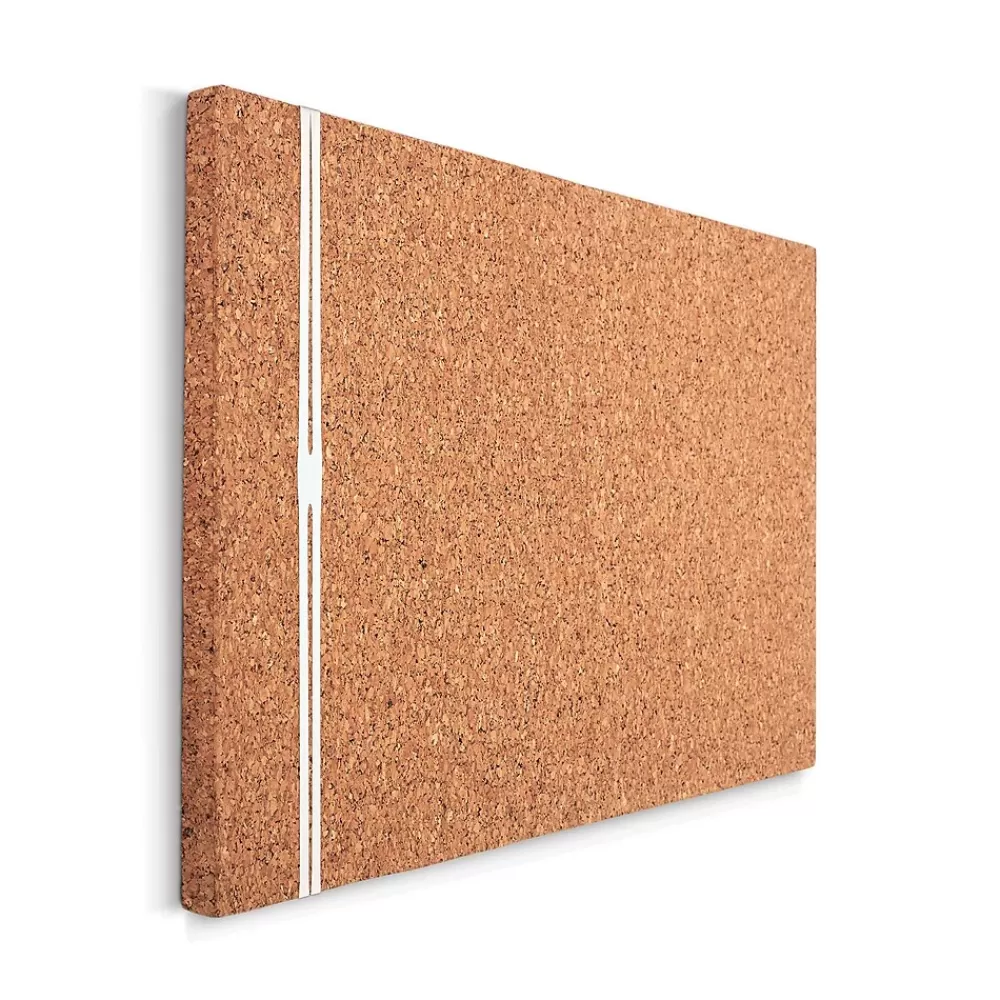 ICEBERG Frameless 24"x38" Designer Cork Bulletin Board (35010) Sale