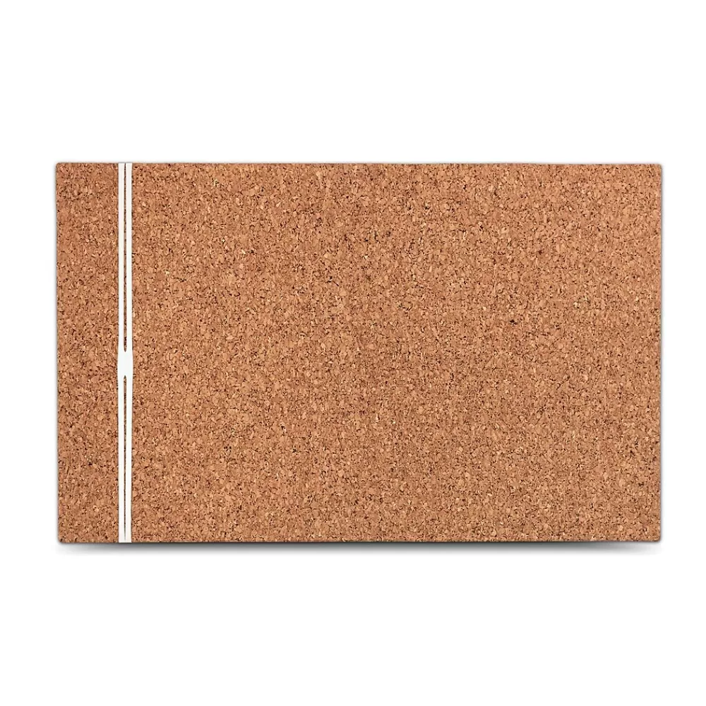 ICEBERG Frameless 24"x38" Designer Cork Bulletin Board (35010) Sale