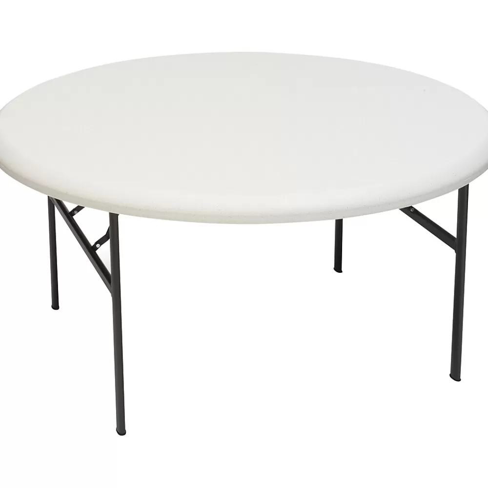 ICEBERG ® IndestrucTables TOO™ 1200 Series Folding Table, 60" Round, Platinum Sale