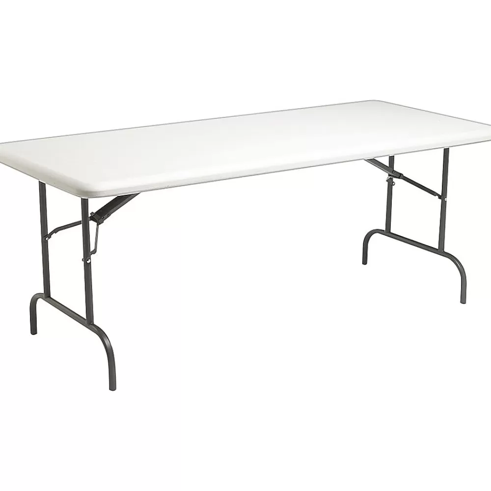 ICEBERG ® IndestrucTables TOO™ 1200 Series Folding Table, 96x30", Platinum Shop