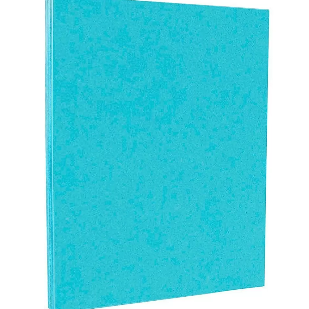 JAM Paper 65 lb. Cardstock Paper, 8.5" x 11", Blue, 250 Sheets/Ream (101899B) Best Sale