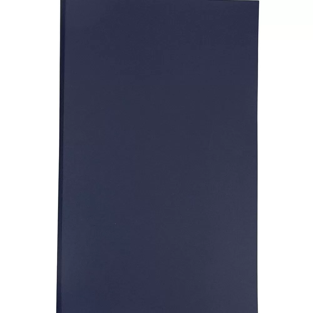 JAM Paper 80 lb. Cardstock Paper, 8.5" x 14", Navy Blue, 50 Sheets/Pack (64429515) Fashion