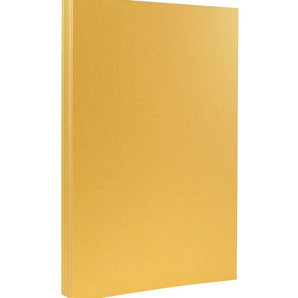 JAM Paper 80 lb. Paper, 8.5" x 14", Gold, 50 Sheets/Pack (17326988) Shop