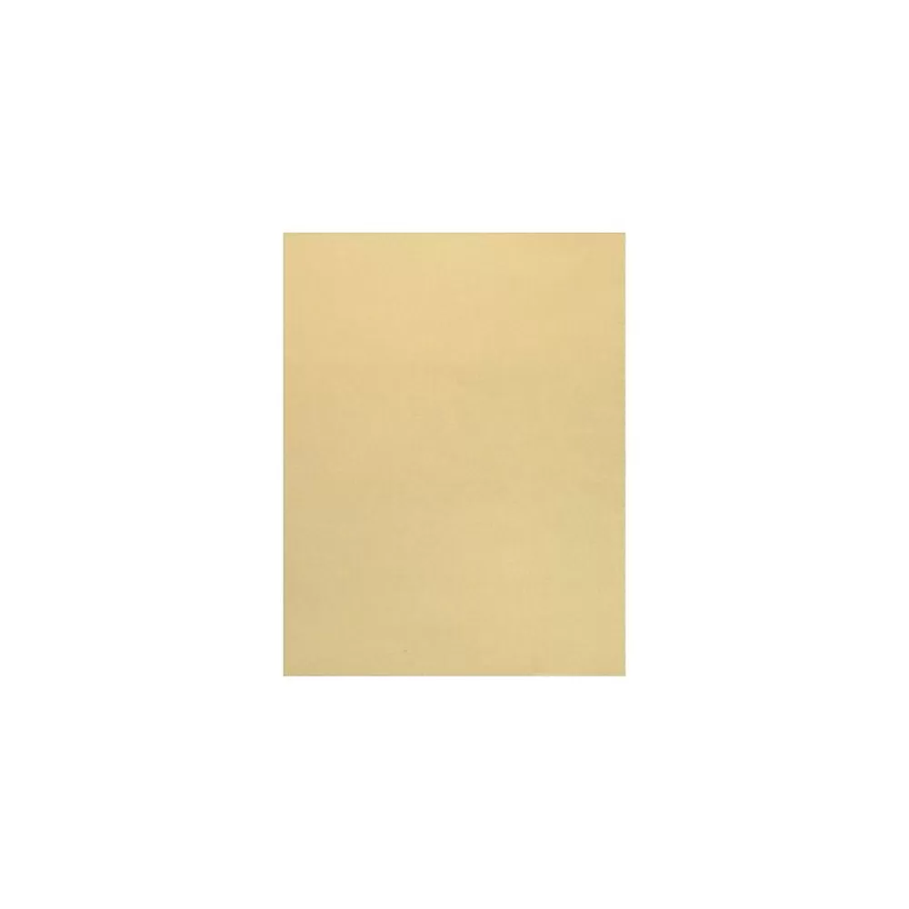 JAM Paper 8.5” x 11” Cardstock, 105 lb, Blonde Metallic, 50/pack (81211-C-M07-50) Sale