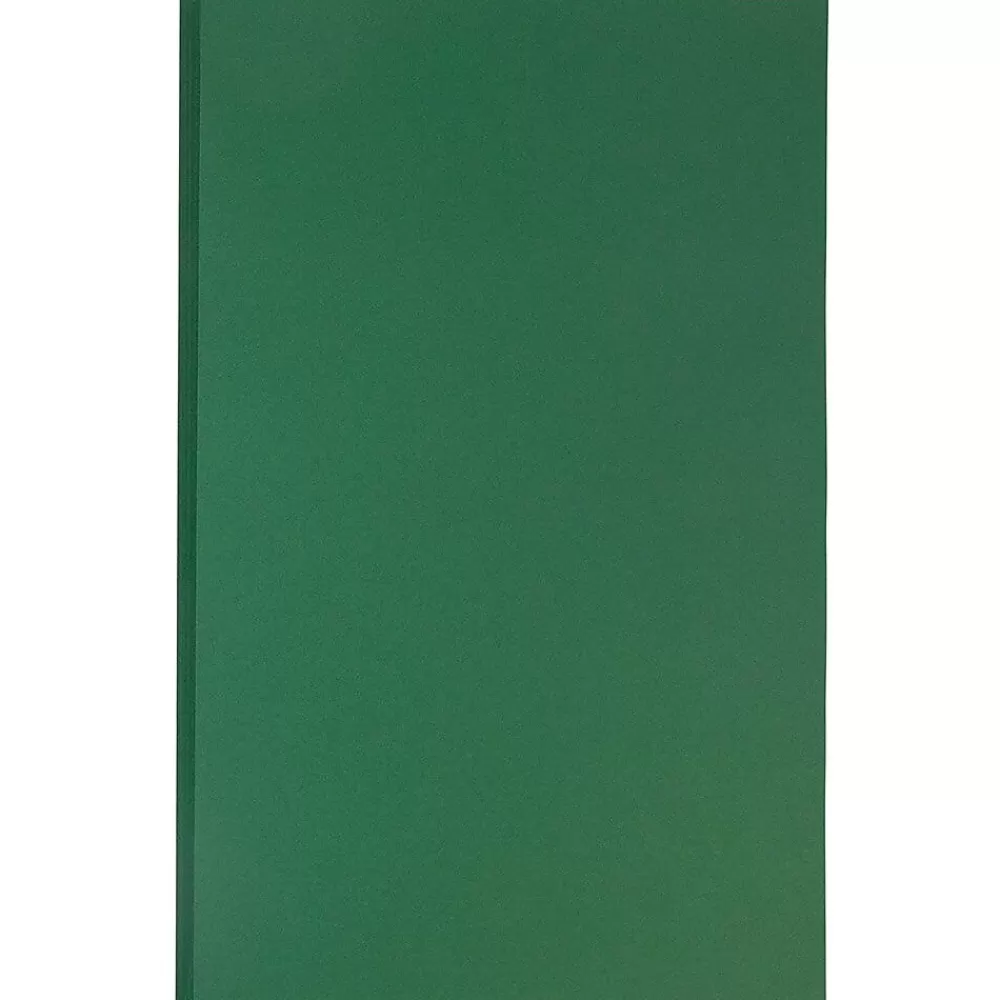 JAM Paper 8.5" x 14" Color Multipurpose Paper, 28 lbs., Dark Green, 50 Sheets/Ream (64429551) Best