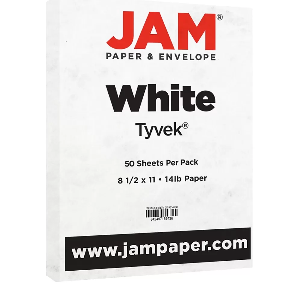 JAM Paper 8.5" x 11" Multipurpose Paper, 14 lbs., 100 Brightness, 50 Sheets/Pack (2179214491) Cheap