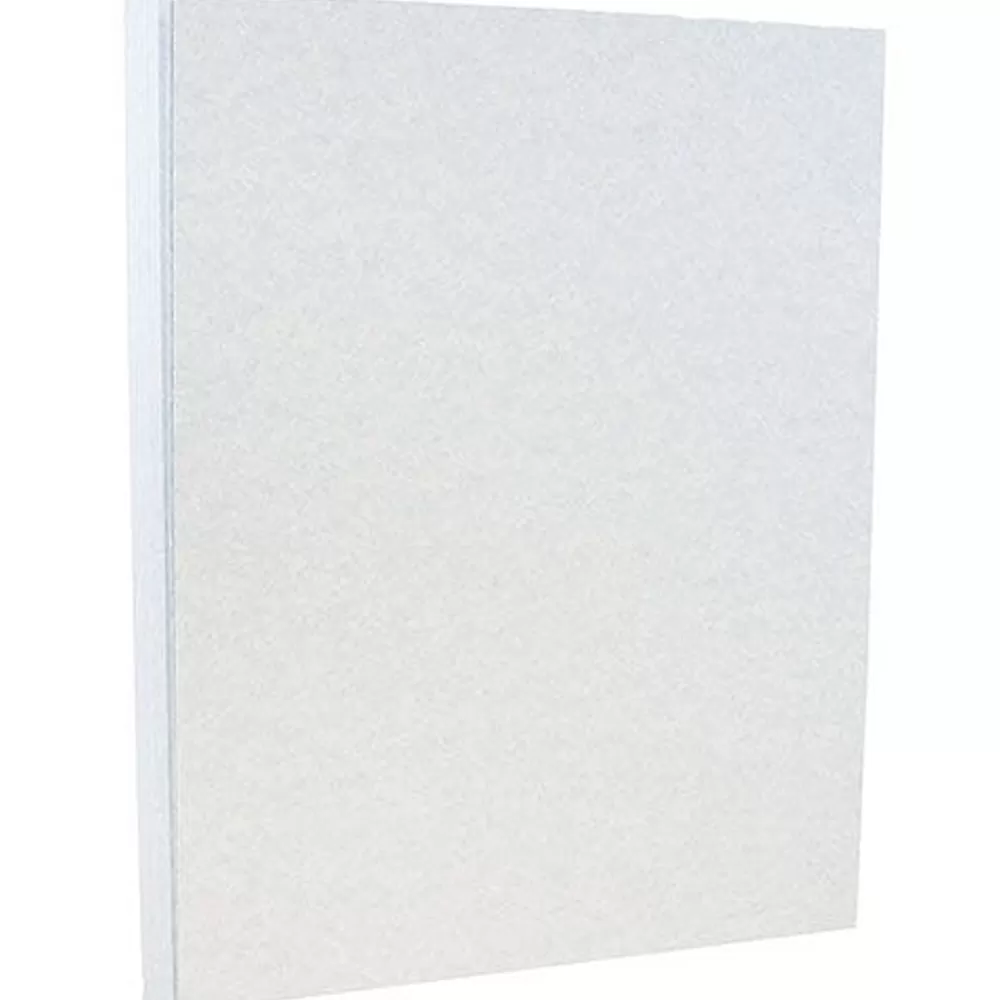 JAM Paper 8.5" x 11" Parchment Cardstock, 65lb, Blue, 100/pack (96700000G) Cheap