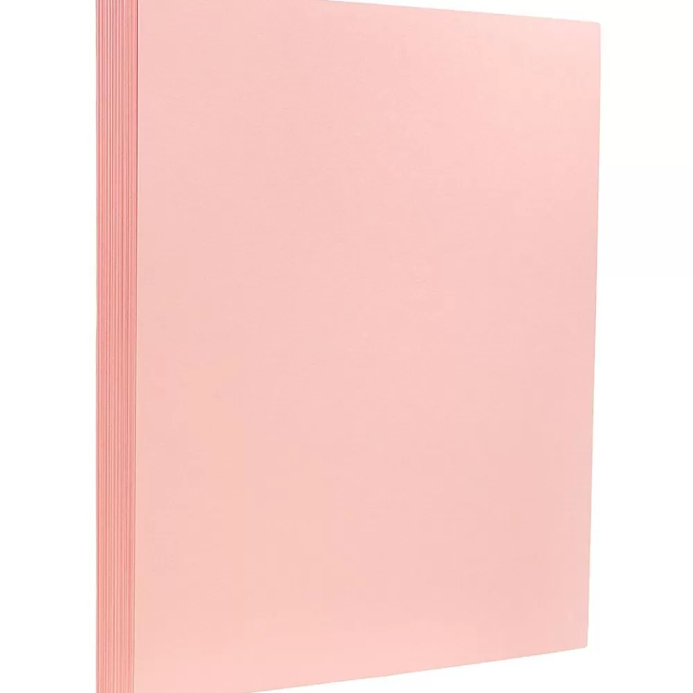 JAM Paper Extra Heavyweight 130 lb. Cardstock Paper, 8.5" x 11", Baby Pink, 25 Sheets/Pack (296231639) Shop