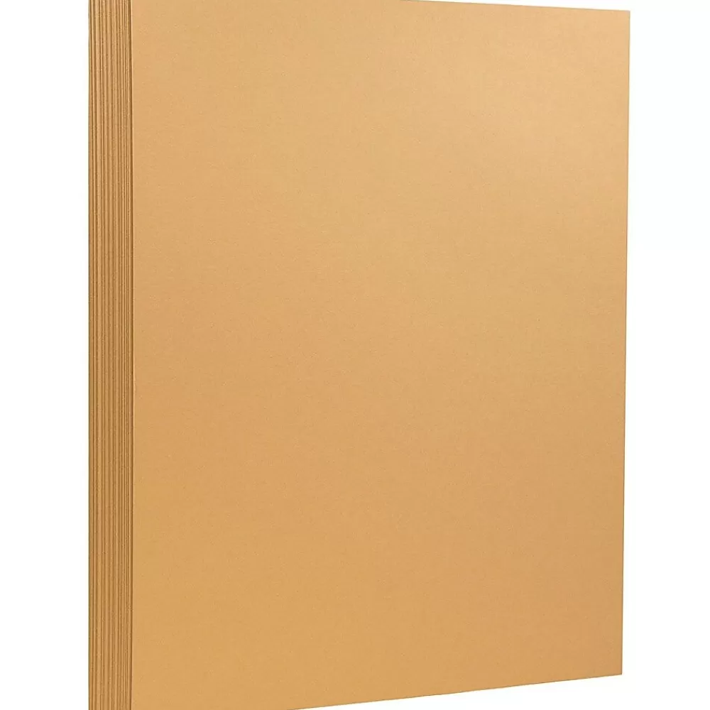 JAM Paper Extra Heavyweight 130 lb. Cardstock Paper, 8.5" x 11", Tan Brown, 25 Sheets/Pack (296431637) Best