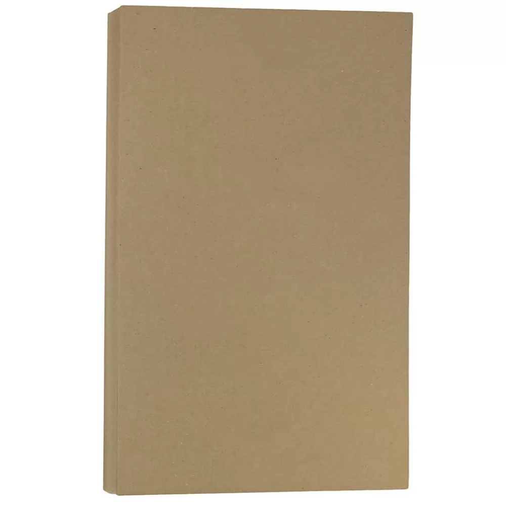 JAM Paper Extra Heavyweight Cardstock Paper, 130 lbs., 8.5" x 14", Brown Kraft, 25 Sheets/Pack (78832697) Store