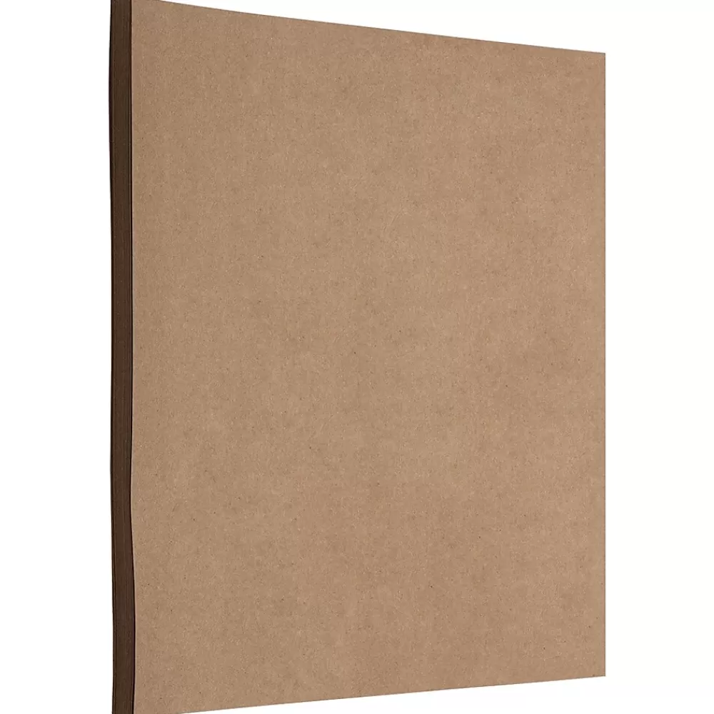 JAM Paper Matte 60 lb. Cardstock Paper, 8.5" x 11", Brown Kraft, 50 Sheets/Pack (LEKR120606) Flash Sale