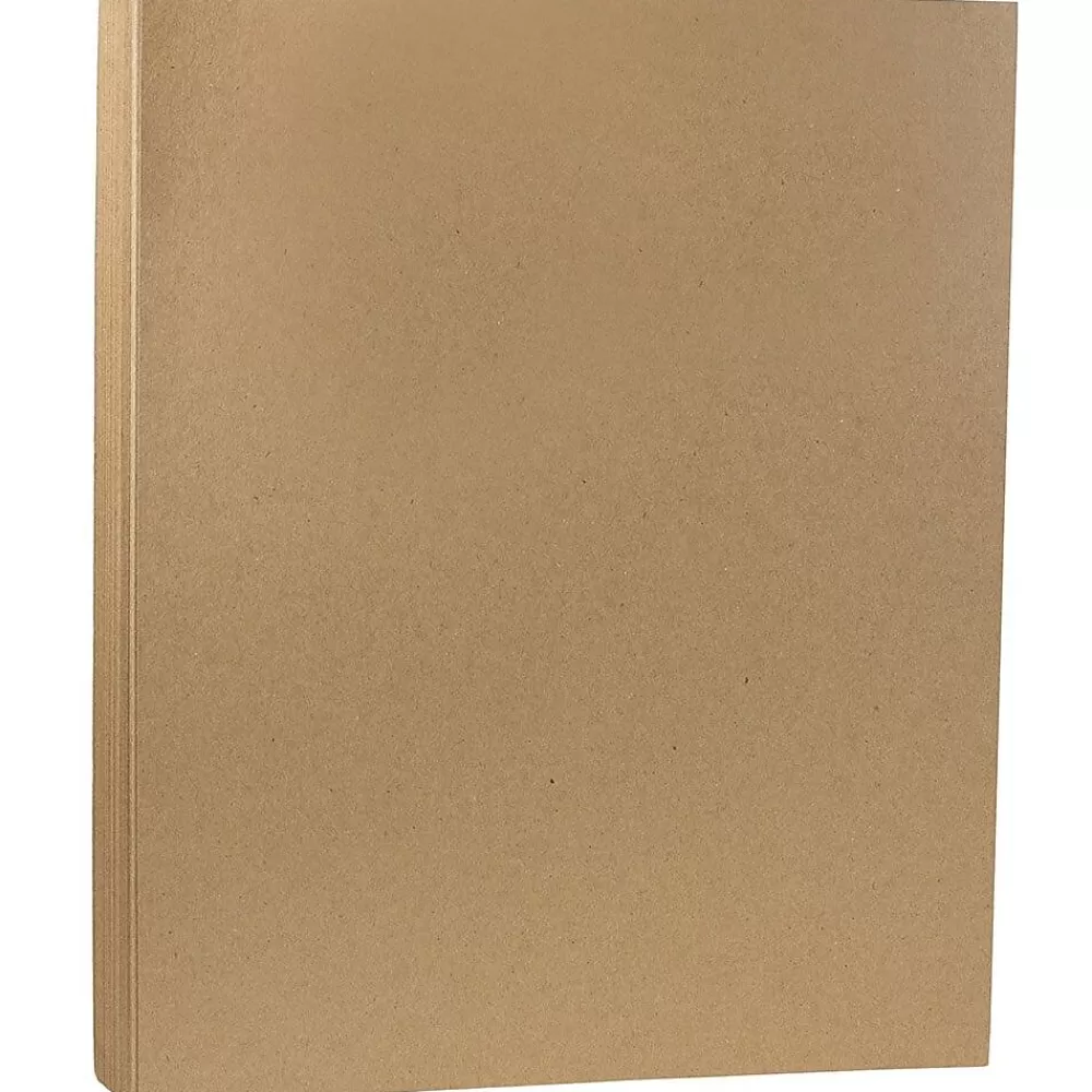 JAM Paper Matte 8.5" x 11" Multipurpose Paper, 28 lbs., Paper, Brown Kraft, 500 Sheets/Ream (LEKR36926B) Shop