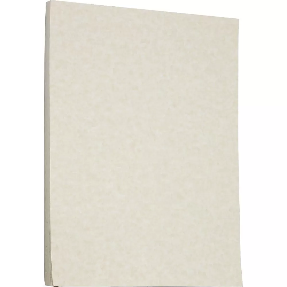 JAM Paper Parchment 65 lb. Cardstock Paper, 8.5" x 11", Brown, 250 Sheets/Ream (96700100B) Hot