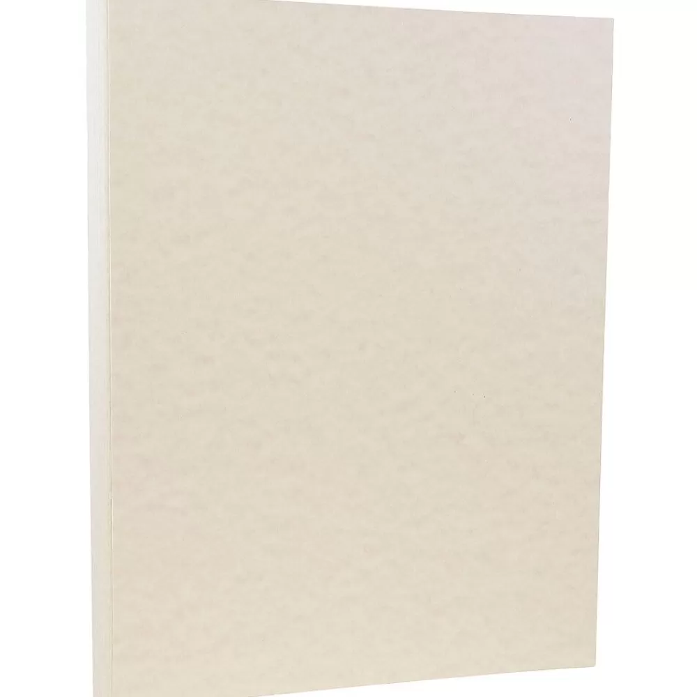 JAM Paper Parchment 65 lb. Cardstock Paper, 8.5" x 11", Pewter Gray, 250 Sheets/Ream (96600800B) Cheap
