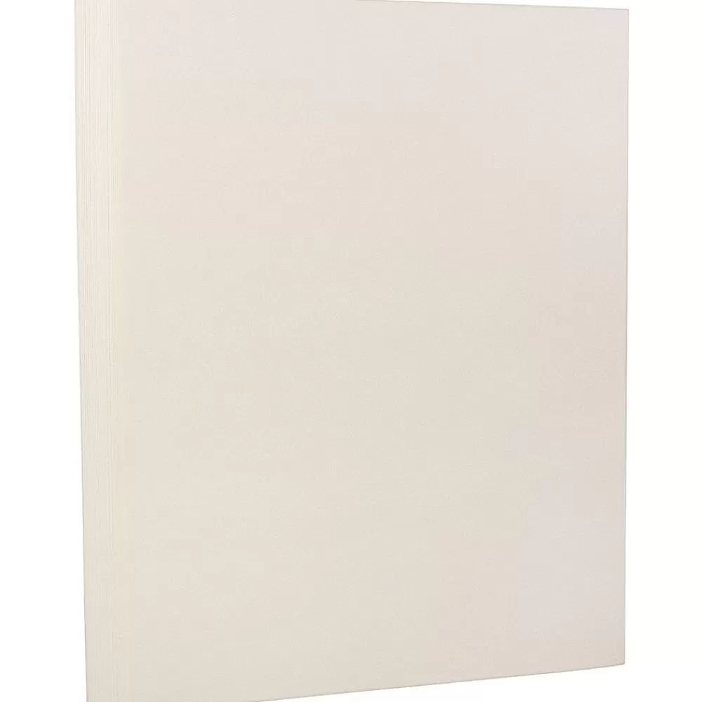 JAM Paper Strathmore 80 lb. Cardstock Paper, 8.5" x 11", Natural White, 250 Sheets/Ream (301115B) Outlet