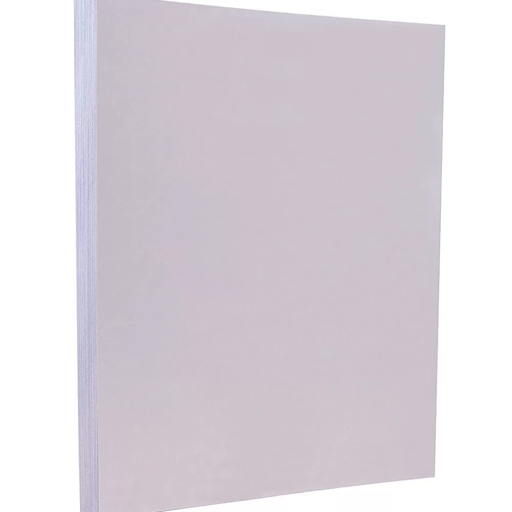 JAM Paper Vellum Bristol 67 lb. Cardstock Paper, 8.5" x 11", Orchid Purple, 50 Sheets/Pack (169829) Store