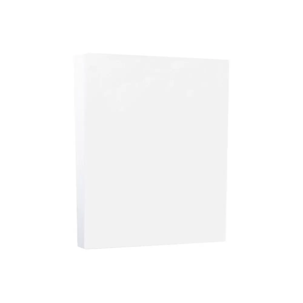 JAM Paper Vellum Bristol 110 lb. Cardstock Paper, 8.5" x 11", White Vellum Bristol, 50 Sheets/Pack (169855) New