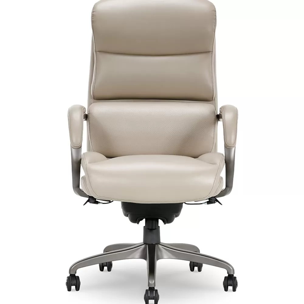 La-Z-Boy Aberdeen Bonded Leather Executive Chair, (LF51122) Beige Fashion