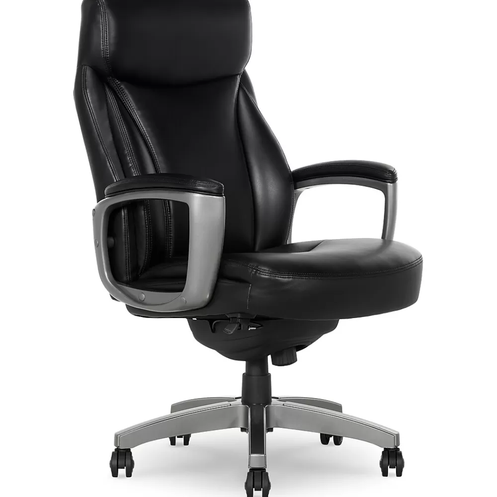 La-Z-Boy Arcadian Bonded Leather Executive Chair, (60009) Black Cheap