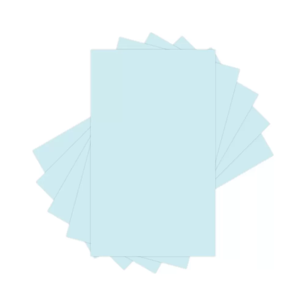 Lettermark Colors 30% Recycled 8.5" x 14" Colored Paper, 20 lbs., Blue, 500 Sheets/Ream (94286RM) Clearance