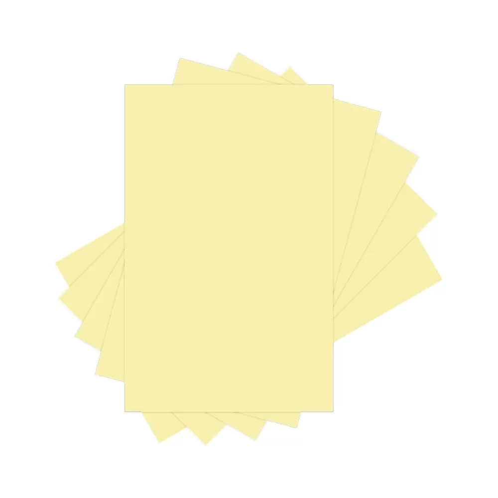 Lettermark Colors 30% Recycled 11" x 17" Colored Paper, 20 lbs., Canary, 500 Sheets/Ream (94293RM) Online