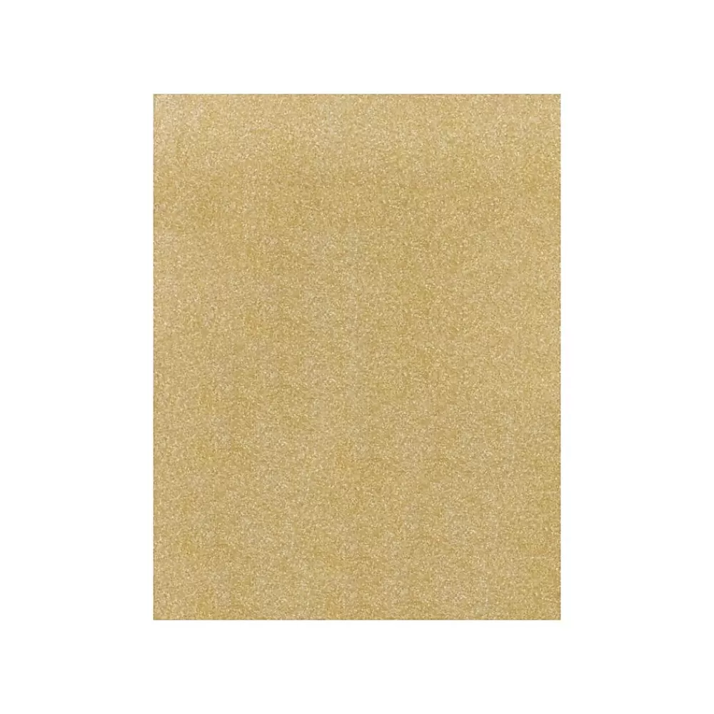 LUX 8 1/2 x 11 Paper (8 1/2 x 11) - Gold Sparkle - Pack of 250 (2445128) New