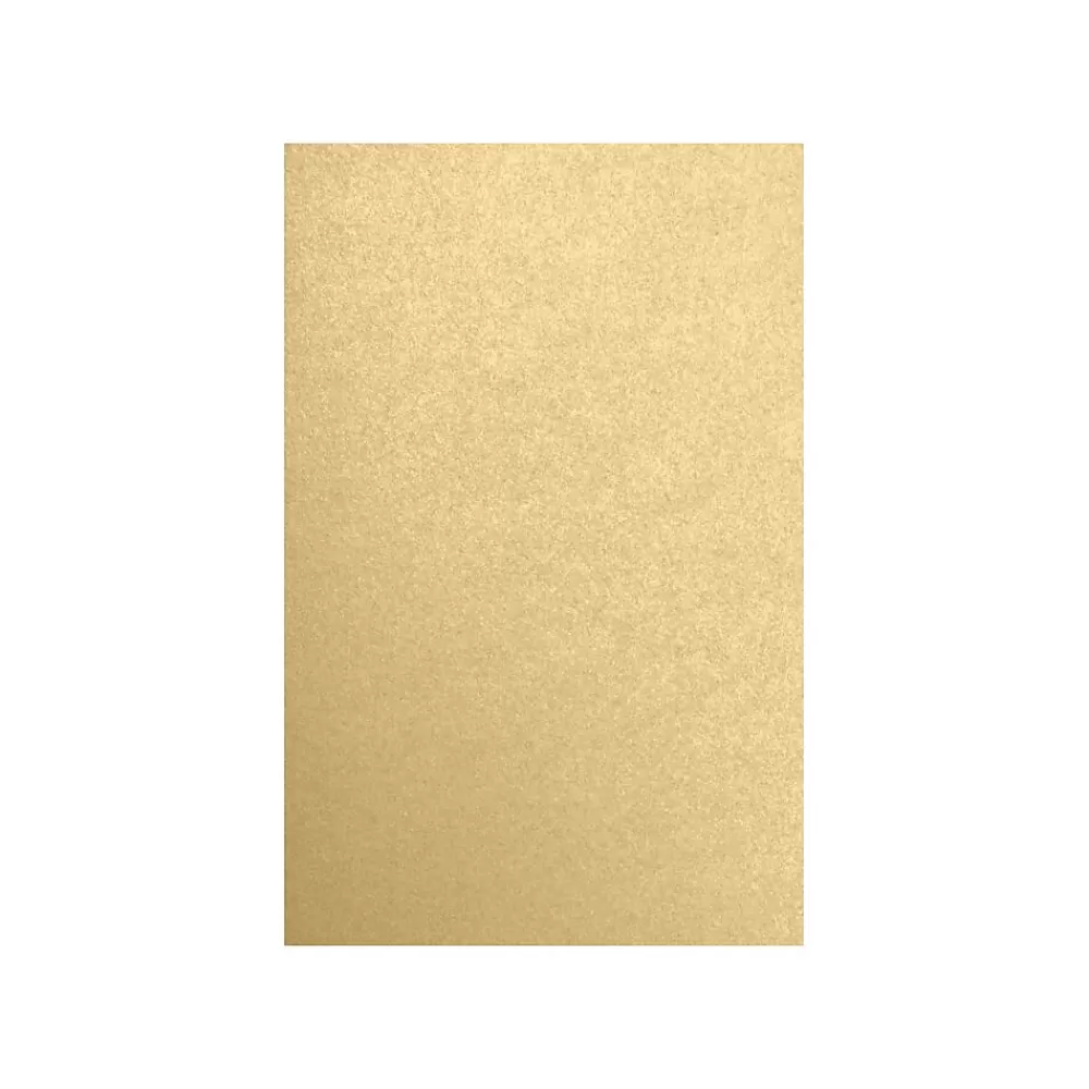 LUX 105 lb. Cardstock Paper, 11" x 17", Blonde Metallic, 50 Sheets/Pack (1117-C-BLON-50) Fashion