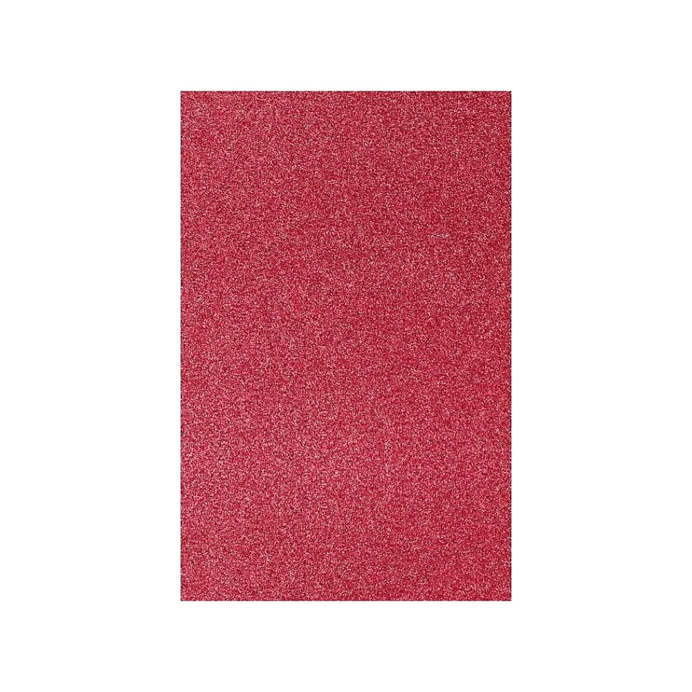 LUX 105 lb. Cardstock Paper, 11" x 17", Holiday Red Sparkle, 50 Sheets/Pack (1117-C-MS08-50) Clearance