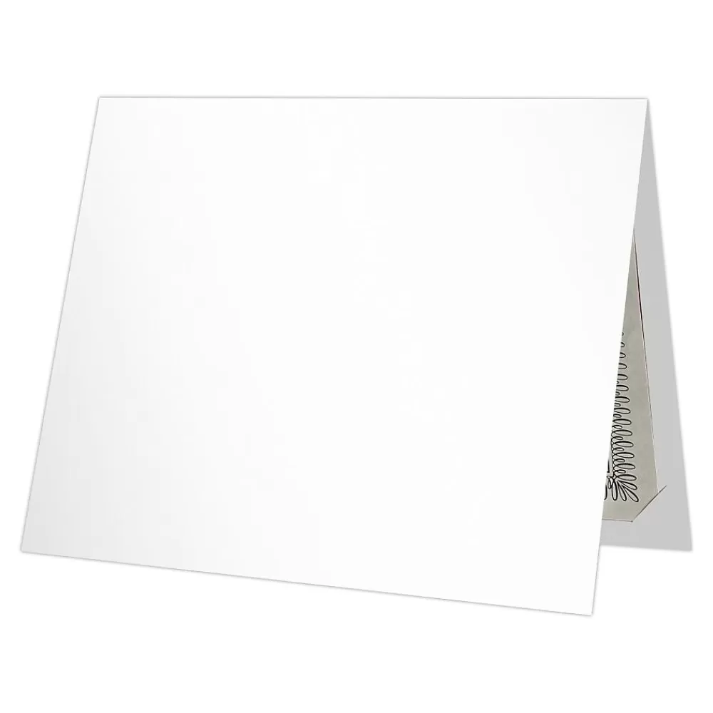 LUX Certificate Holders, 9 1/2" x 11", Bright White Gloss, 50/Pack (CH91212WG12050) Discount