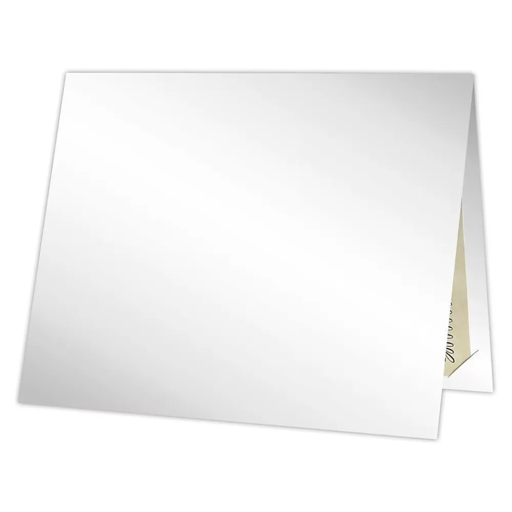 LUX Certificate Holders, 9 1/2" x 11", White Gloss, 25/Pack (CHEL185SG1225) Cheap