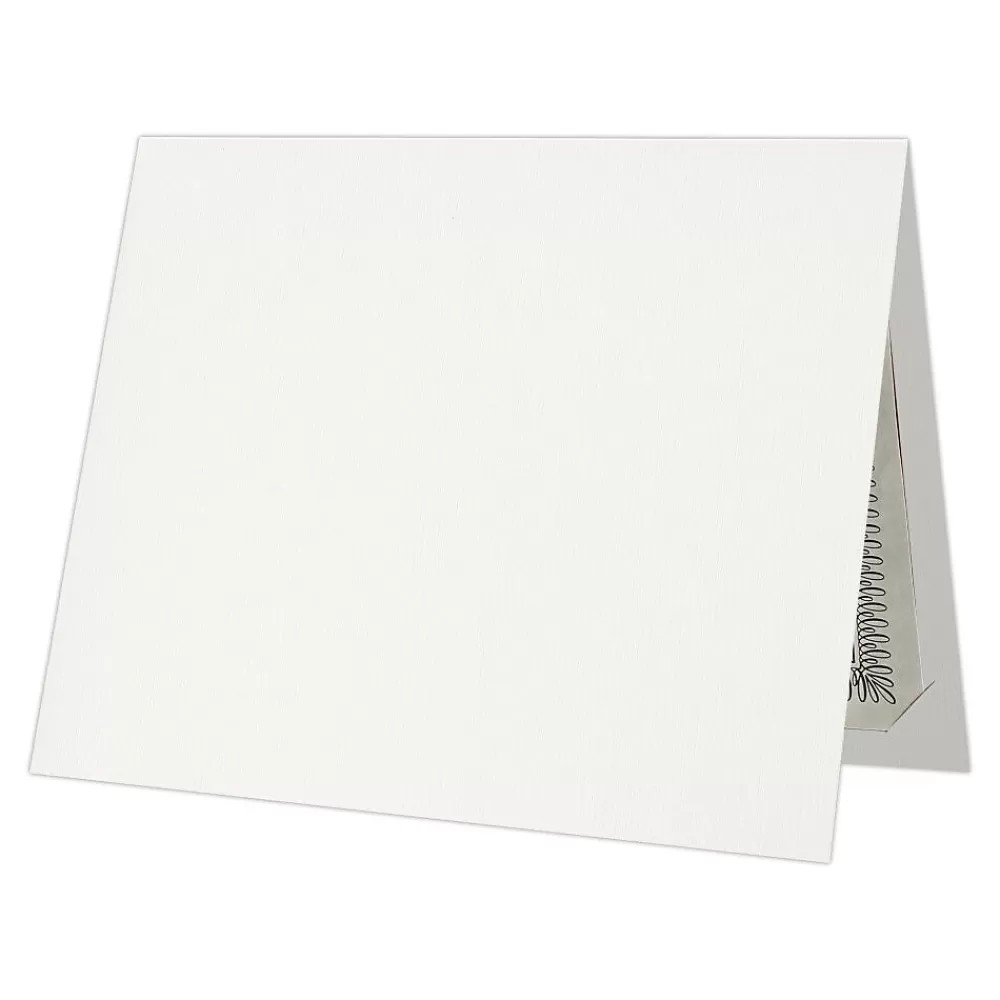 LUX Certificate Holders, 9 1/2" x 11", White Linen, 50/Pack (CH91212-WLI-50) Cheap