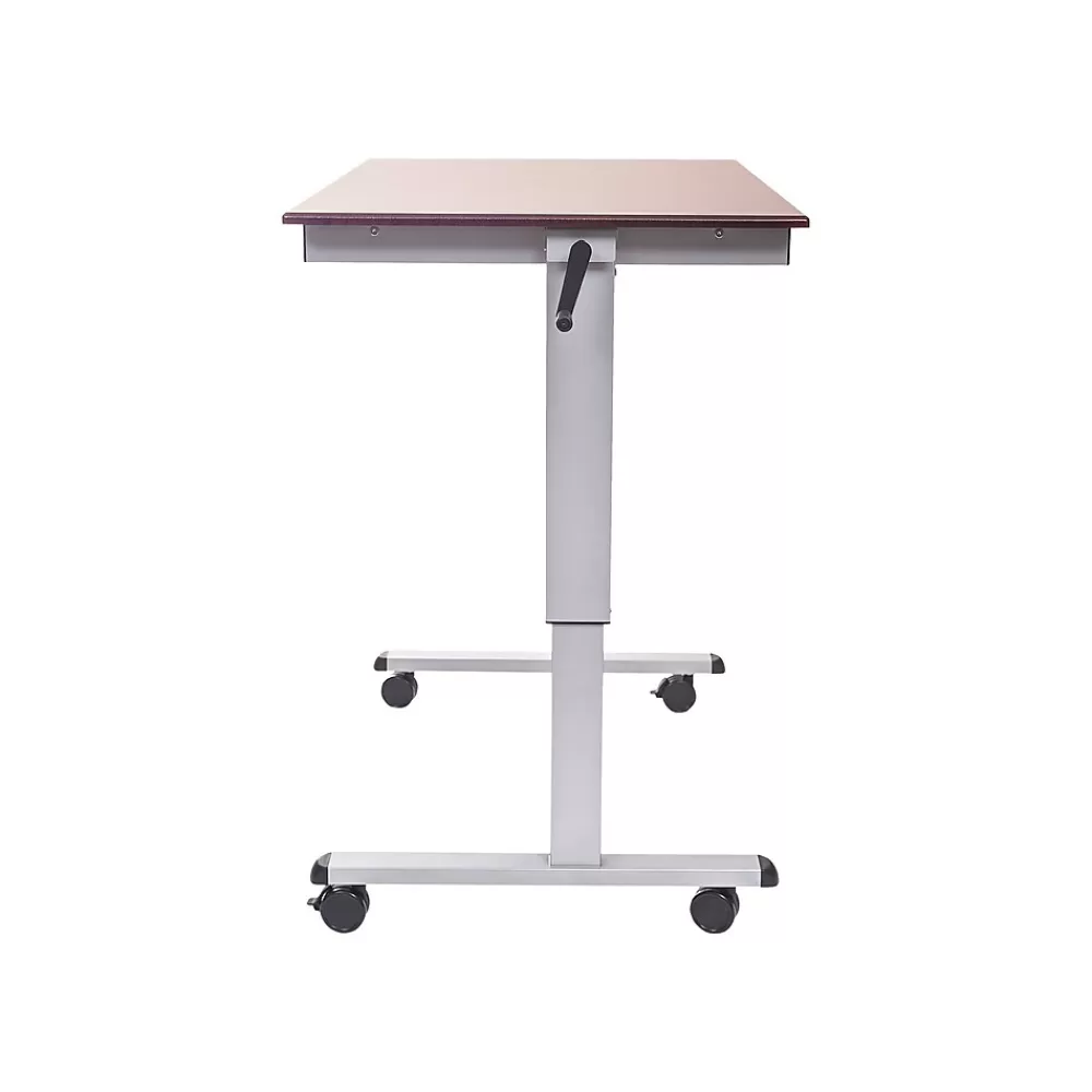 Luxor 48"W Adjustable Desk, Laminate Wood (STANDUP-CF48-DW) Store