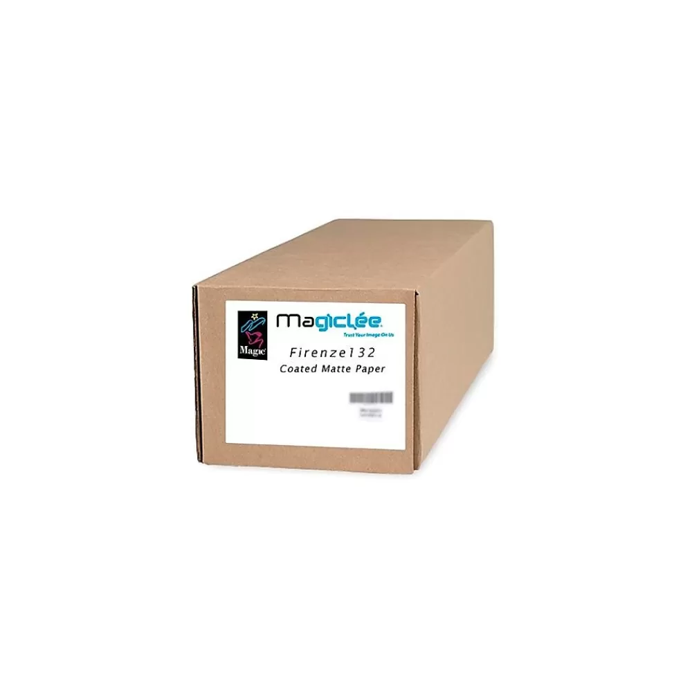 Magiclee/Magic Firenze 132 42" x 100' Coated Matte Presentation Paper, Bright White, Roll (61477) Outlet
