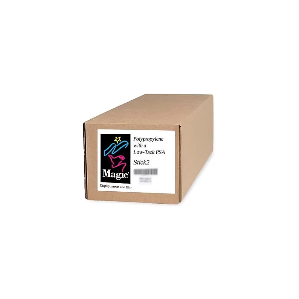 Magiclee/Magic Stick2 Wide Format Polypropylene Paper, 50" x 100', Matte Finish (70815) New