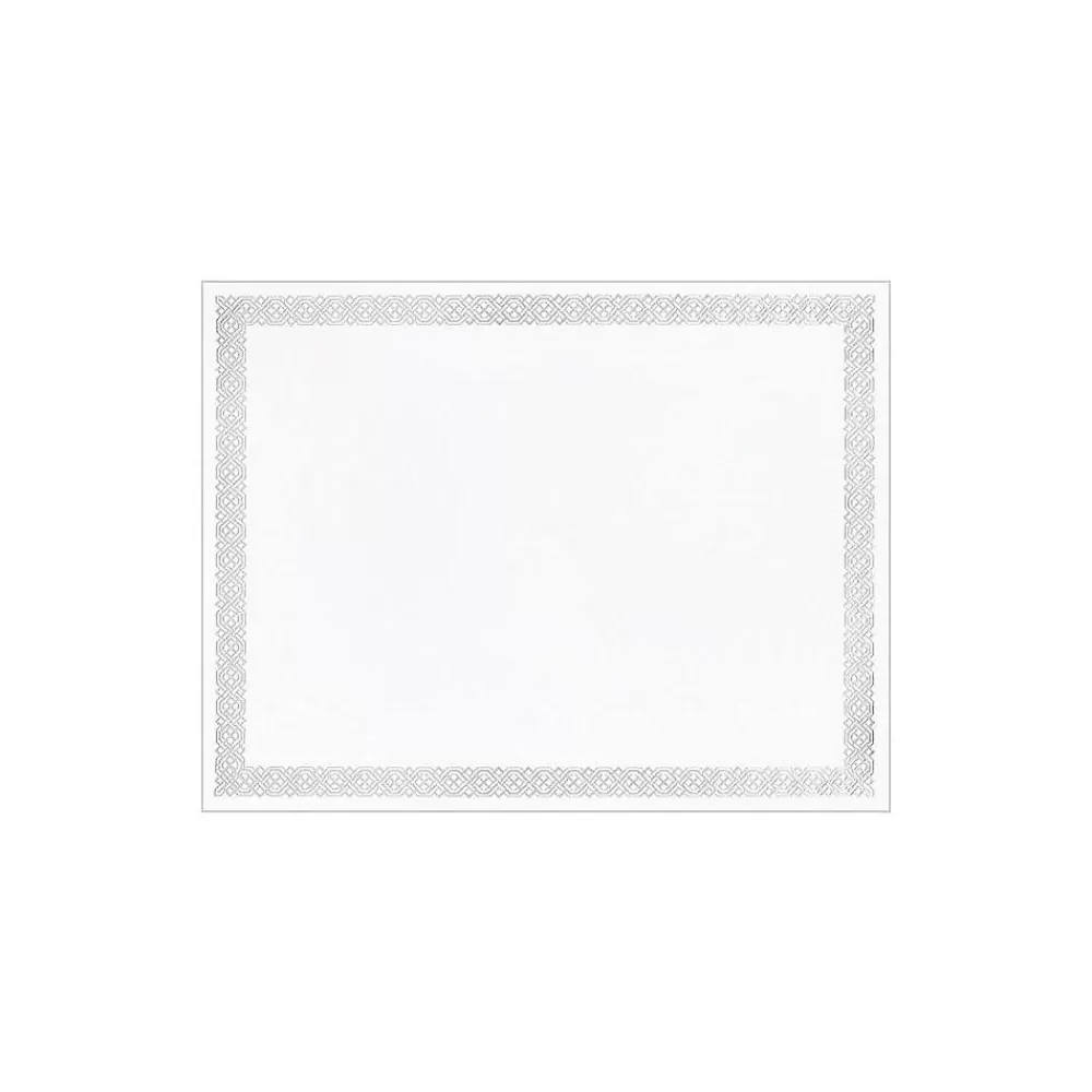 Masterpiece Studios Certificates, 8.5" x 11", Silver, 15/Pack (963027S) Flash Sale