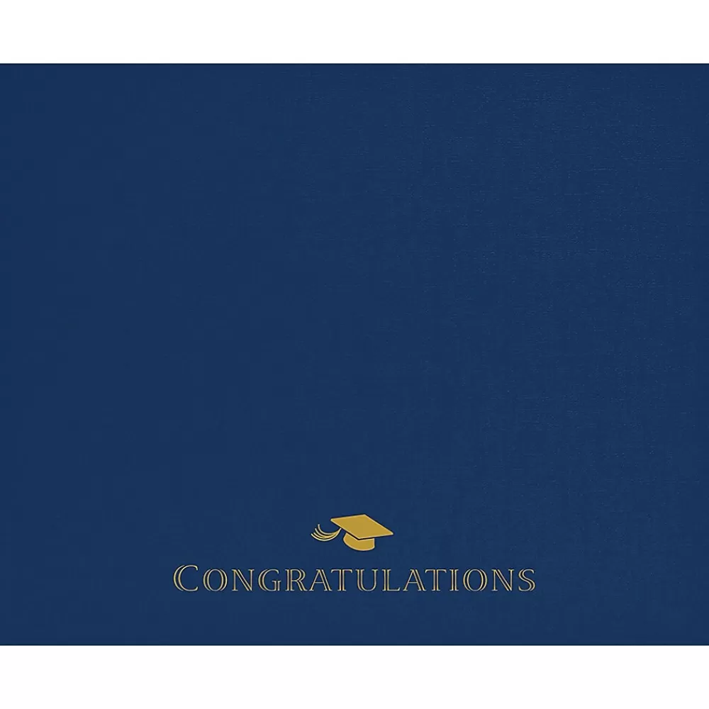 Masterpiece Studios Great Papers! Graduation Certificate Cover with Gold Foil, 12"H x 9.375"W, 5/Pack (2017047) Fashion