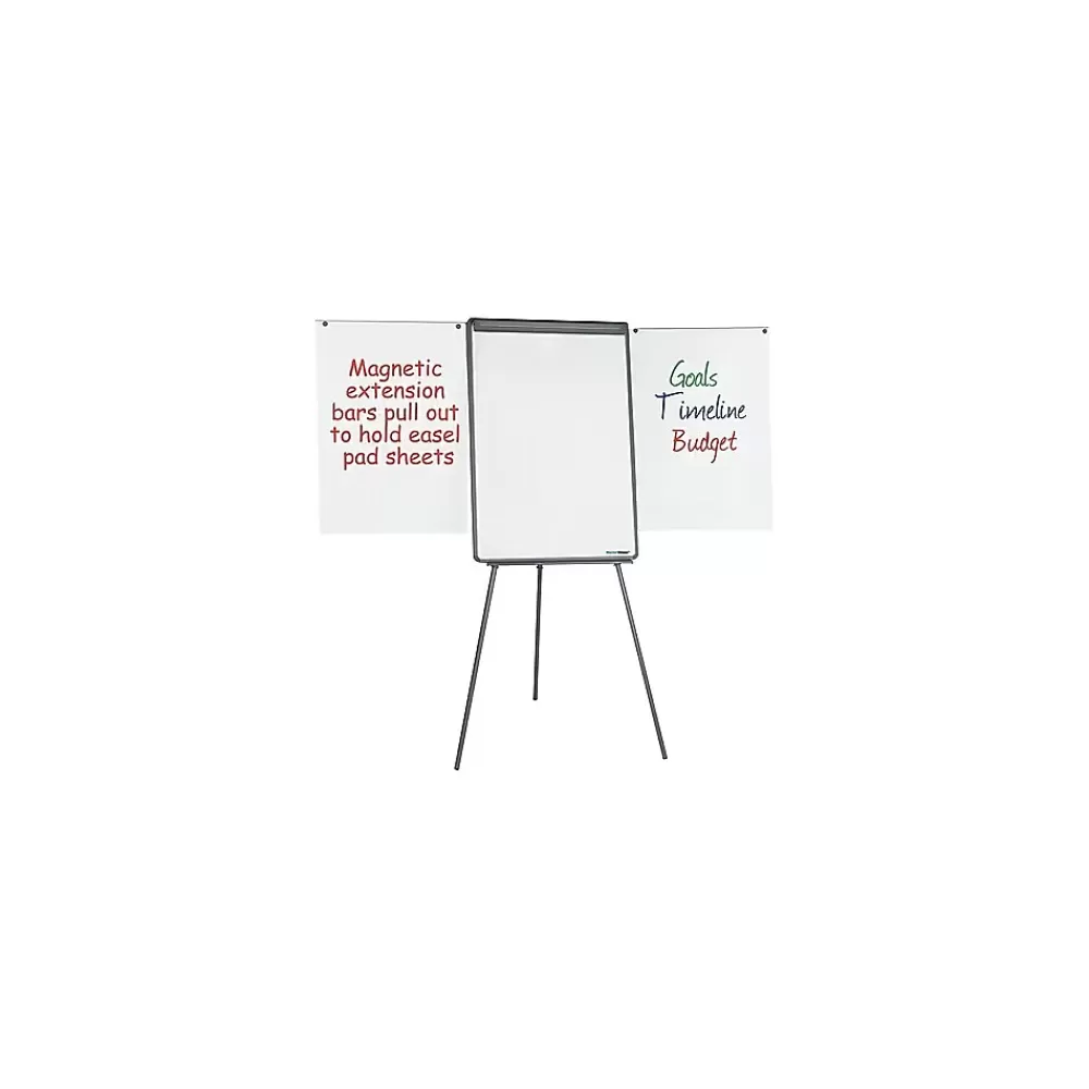 MasterVision Basic Tripod Melamine Presentation Easel, Black, 22.5" x 42" (BVCEA2300045) Fashion