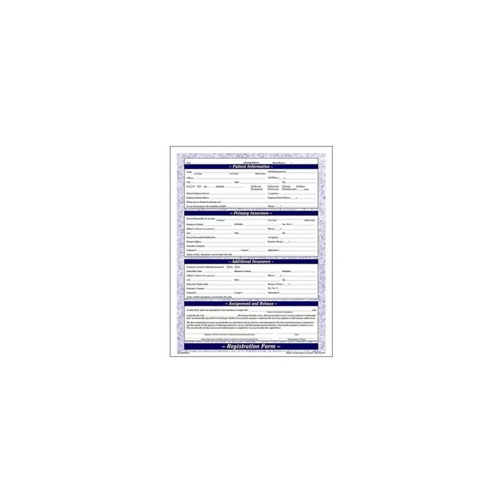 Medical Arts Press ® Patient Registration; Purple FormFamily™ Hot