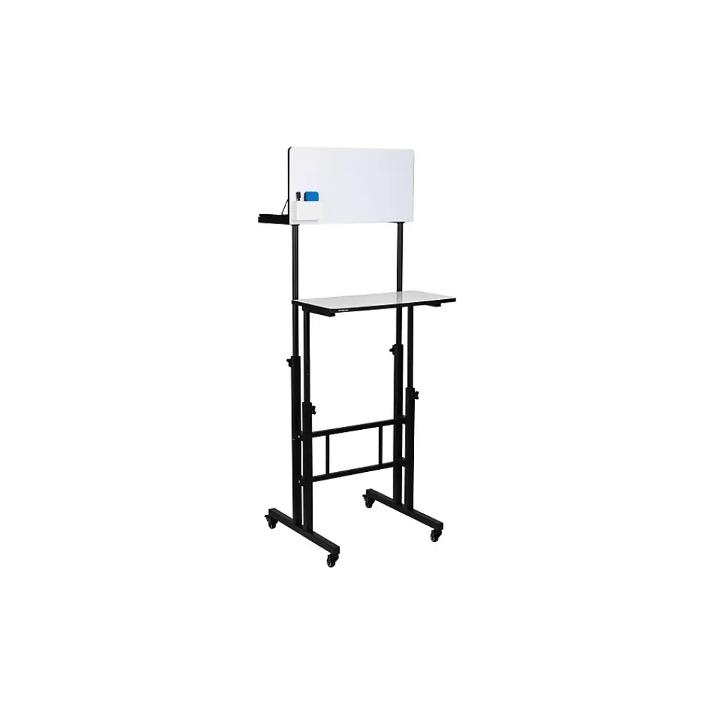 Mind Reader 21"W Adjustable Standing Whiteboard Desk, Black (SDWBOARD-BLK) Sale