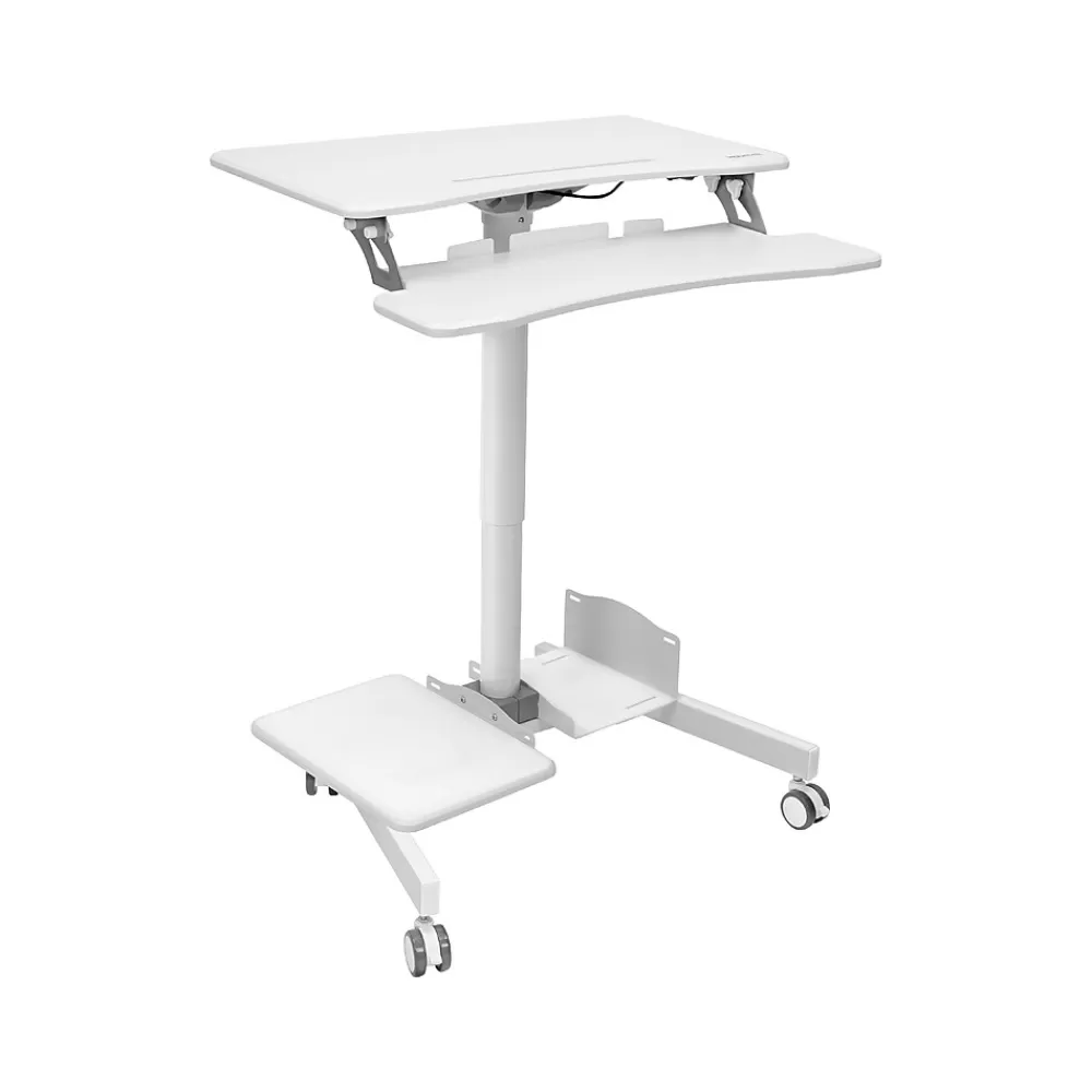 Mount-It! 28"W Adjustable Steel Standing Desk, White (MI-7979W) Online