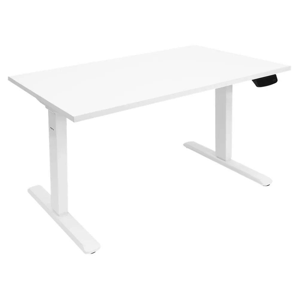 Mount-It! 48"W Electric Adjustable Standing Desk, White (MI-18066) Sale