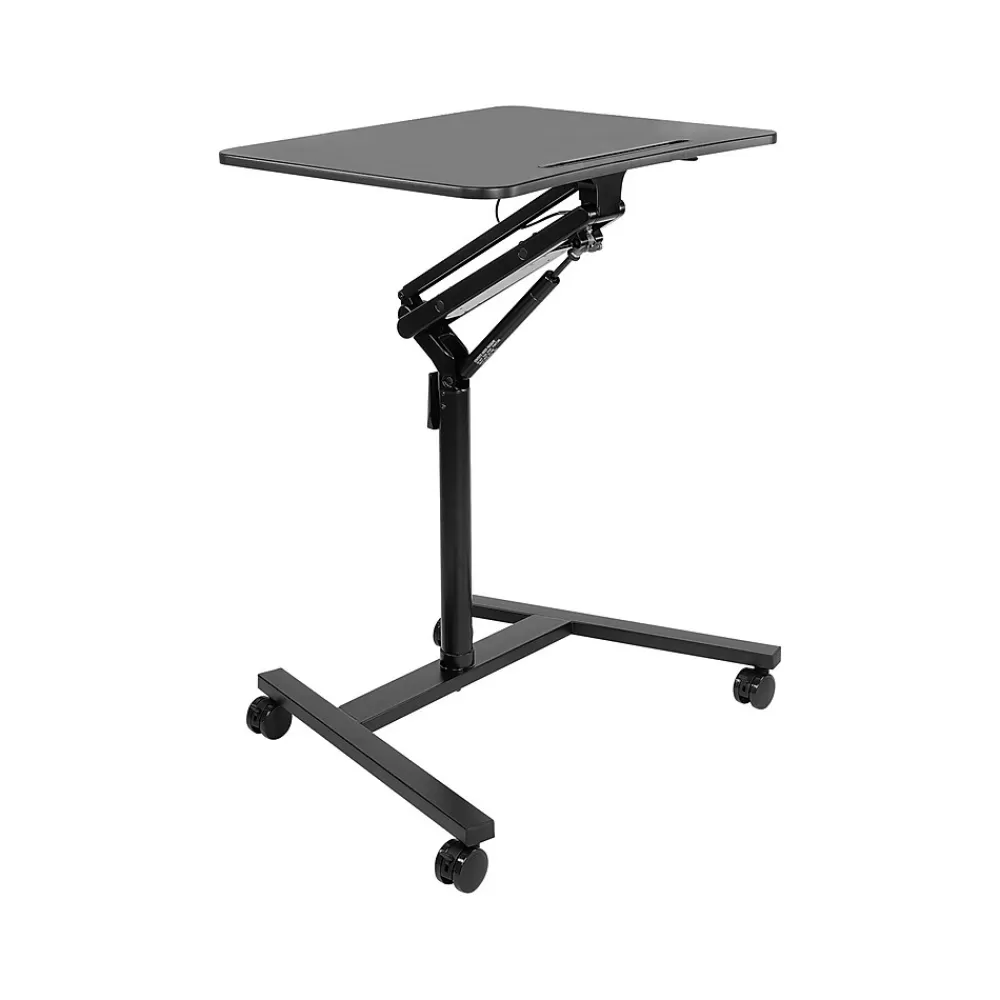 Mount-It! 28"W Manual Adjustable Standing Desk, Black (MI-7969) Store